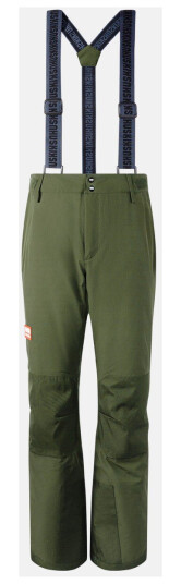 Huski Wear Jr Ski Pants Side Zip Dark Green 146 Outdoorbukser Huski Wear Jr Ski Pants Side Zip Dark Green 146 Outdoorbukser