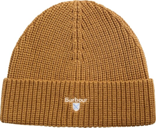 Barbour Barbour Cascade Knitted Beanie Hat - CUMIN - One Size