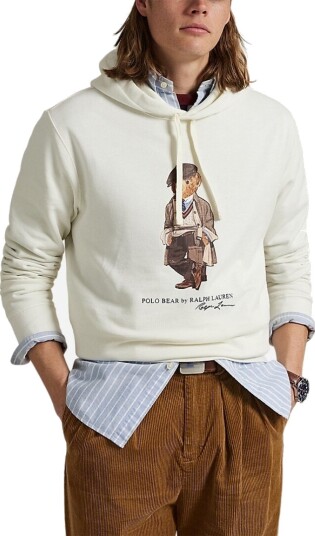 Polo Ralph Lauren Polo Bear Fleece Hoodie - White - XS