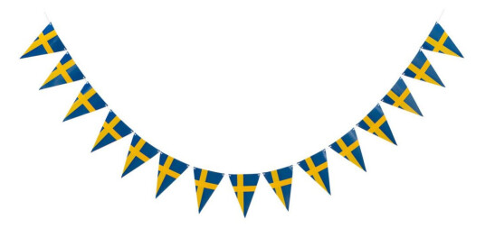 Flaggspill Svensk flagg