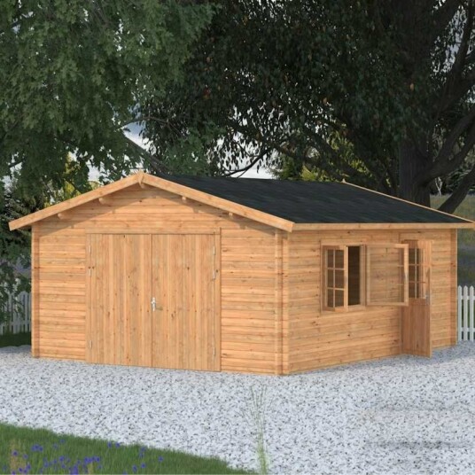 Garasjebod Palmako Roger 23,9 m2 med Dobbel Treport Garasjebod Palmako Roger 23,9 m2 med Dobbel Treport