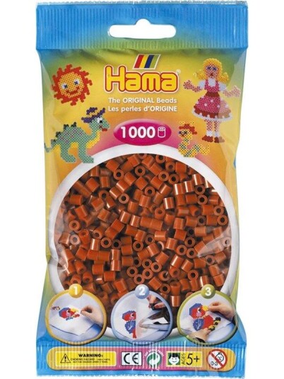 Hama Ironing beads-Brun 020 1000pcs.