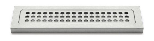 Unidrain Soap shelf | line | stainless steel brushed: classic