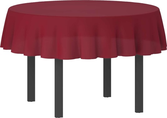 vidaXL Bordduk 5 stk. Rund Vinrød Ø 180 cm vidaXL Bordduk 5 stk. Rund Vinrød Ø 180 cm