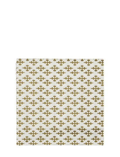 house doctor Napkins, Shield, Golden - Gold - 16.5 cm