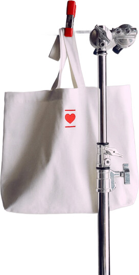 Enkel Studio Booztxhjerteforeningen Canvas Tote - White - 0