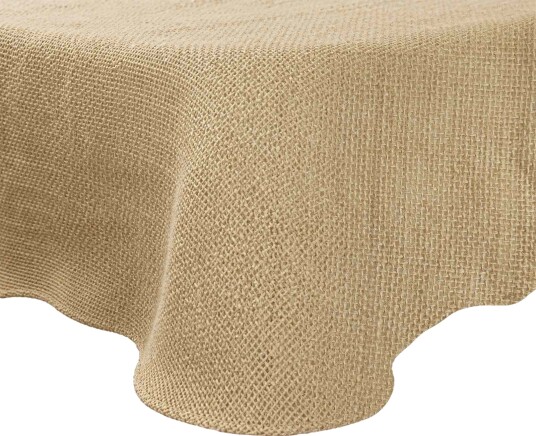 vidaXL Jute duk Naturlig Ø 180 cm 100% Tossa Jute