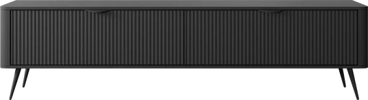 Forba TV-benk 200 cm - Svart Forba TV-benk 200 cm - Svart