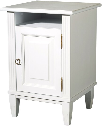 Englesson - Stockholm 527wwr Whitewash Nattbord Hvit Mdf/tre