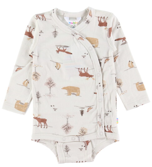 Joha Omslagsbody I/e Ull Lys Beige Joha 80 Langermet Body