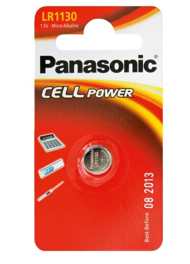 Panasonic LR54 Alkalisk Knappcellebatteri 1.5V 65mAh - Universalt Batteri