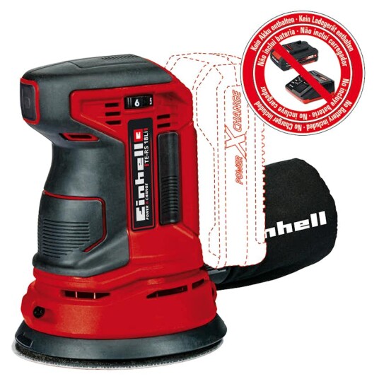 Einhell Eksentersliper TE-RS 18 Li 18V Uten batteri