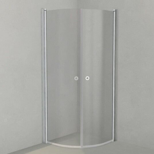 INR Iconic Nordic Rooms Dusjhjørne Linc Niagara Original, Grått Glass Matt Aluminium / 80x80cm INR Iconic Nordic Rooms Dusjhjørne Linc Niagara Original, Grått Glass Matt Aluminium / 80x80cm