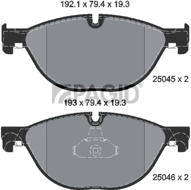 PAGID T1960N Bremseklosser