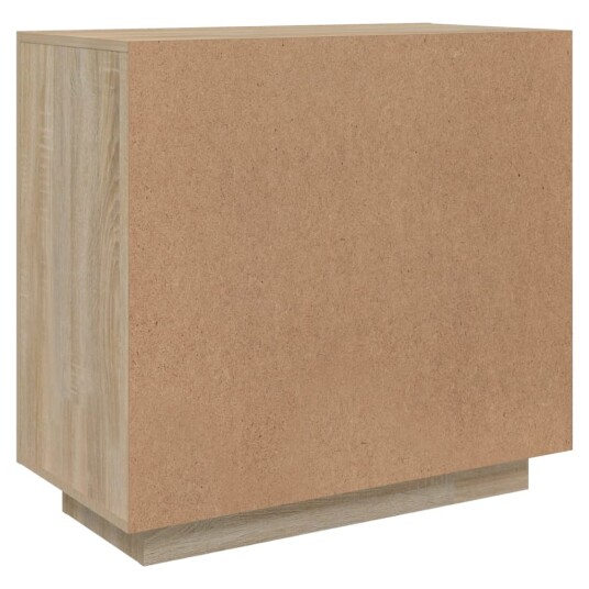 vidaXL Skjenk sonoma eik 80x40x75 cm konstruert tre