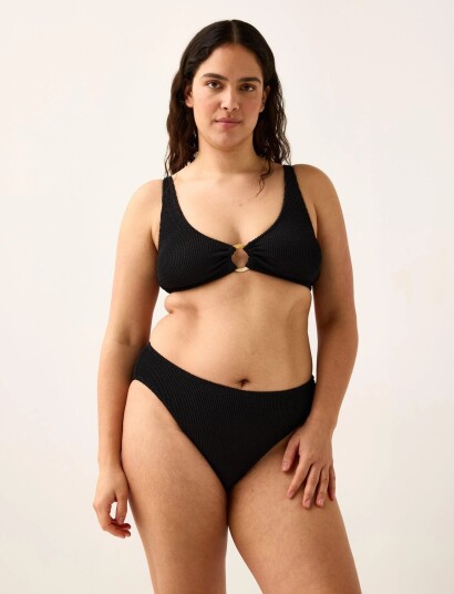 Lindex Unpadded Bikini Bra Black M