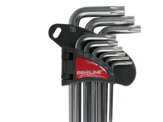 Pro-Line Torx L-nøkler (T10-T50) - 9 stk.