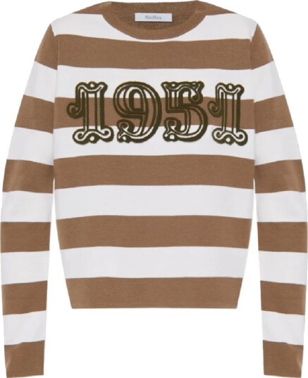Max Mara Dame Strikkevarer Brun M,