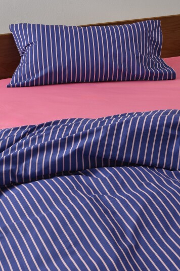 Jotex Putetrekk 50x90 Cm Økologisk Koboltblå/rosa SIMA 17656951206