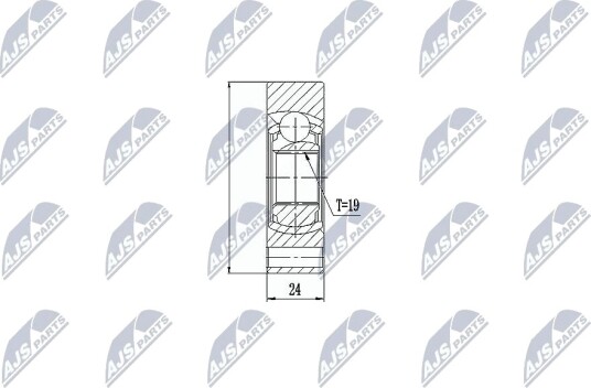 Nty Drivknute drivaksel NTY NPW HD 013