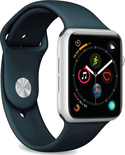 Puro ICON Reim for Apple Watch 42 44mm Marineblå