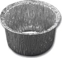 Alubakke 150 Ml Ø80x44 Mm Rund,24 Ps X 100 Stk/Krt