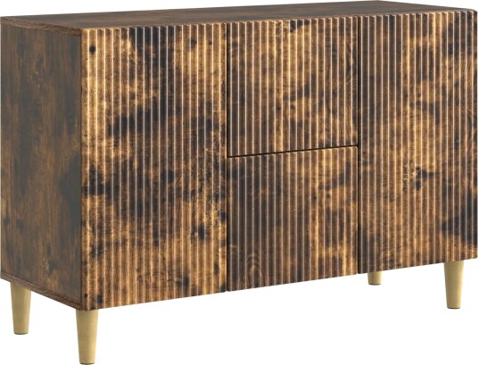 Serviesskap med skuff Røkt Eik 89 x 34,5 x 60 cm Konstruert tre