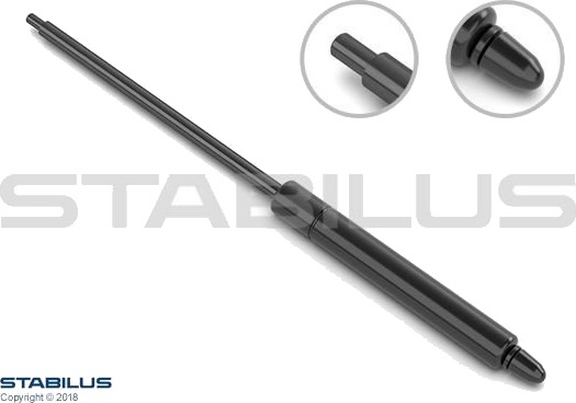 Gassfjær seteregulering STABILUS 031645 Gassfjær seteregulering STABILUS 031645
