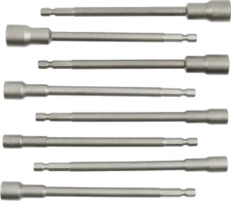 Kompl. Magnetiske Bits Til Skrumaskin 6 13Mm 8 Stk.
