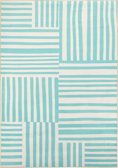 Wilton teppe Joma turkis/hvit Størrelse: 200 x 280 cm Wilton teppe Joma turkis/hvit Størrelse: 200 x 280 cm