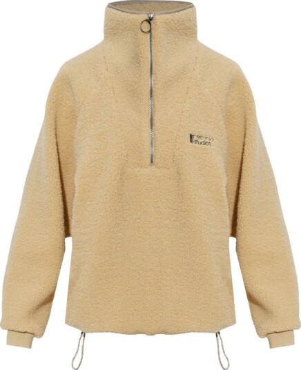 Rethinkit Studios Half Zip Mount Pile Beige S Rethinkit Studios Half Zip Mount Pile Beige S