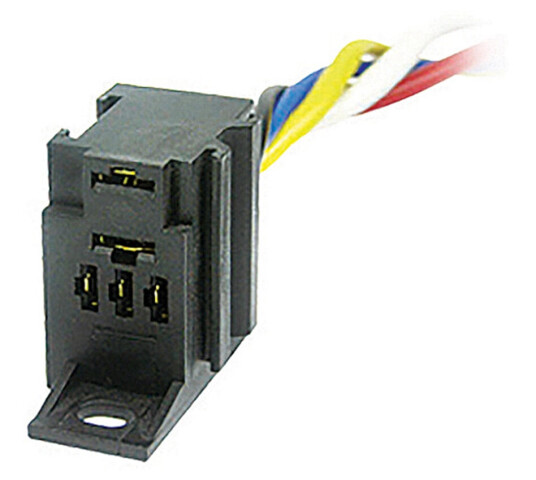Rele holder til 5pin micro rele Sort plast