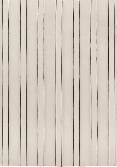 Twill Sengeteppe 180x260 Off white/Sort Twill Sengeteppe 180x260 Off white/Sort