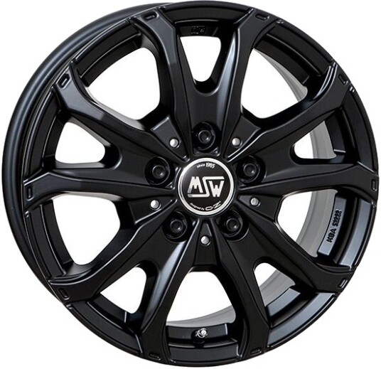 MSW 48 Van M.Blk 6.5 x 15 CB71,10 ET55 5/118 6.5 x 15