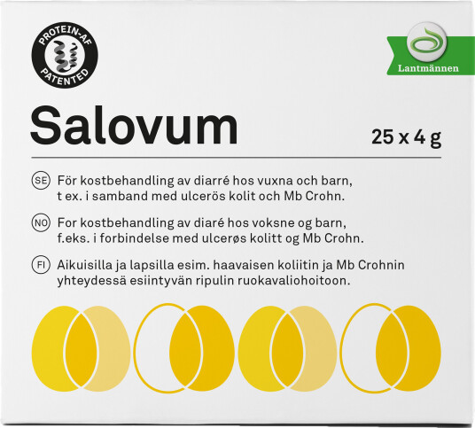 Salovum eggeplommepulver 25x4 g