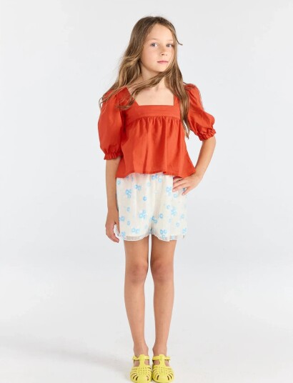 THE ANIMALS OBSERVATORY Mandril Kid Blouse Red   Coral   140