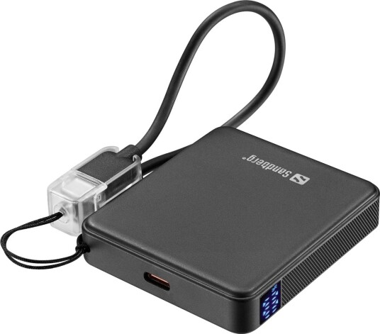 Sandberg Nano Powerbank 5000mAh 20W USB-C Hurtiglading Sandberg Nano Powerbank 5000mAh 20W USB-C Hurtiglading