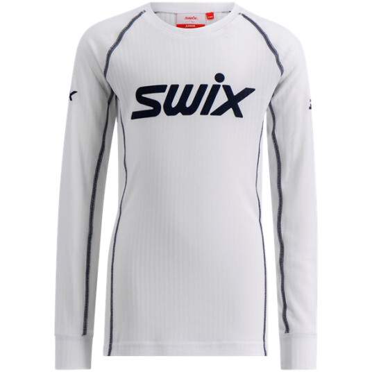 Swix RaceX Classic Long Sleeve Jr Bright White/Dark Navy 152