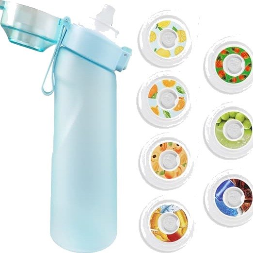 Vannflaske Air Water Up /Smaksatt 650 ml 7 pods inkludert Camping Sport
