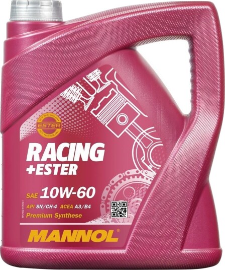 Motorolje MANNOL RACING+ESTER 10W60 4L Motorolje MANNOL RACING+ESTER 10W60 4L