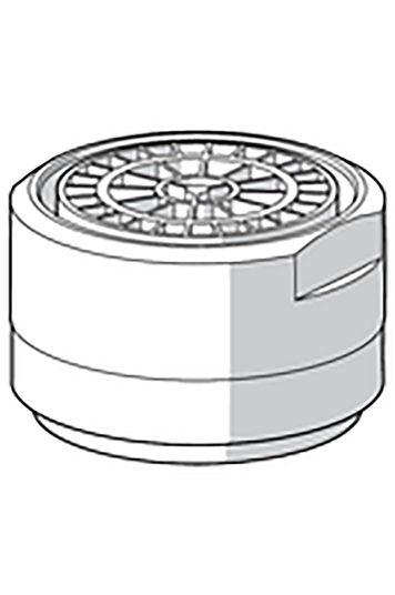 Oras 1018458V 33 Strålesamler M24 Mattsvart