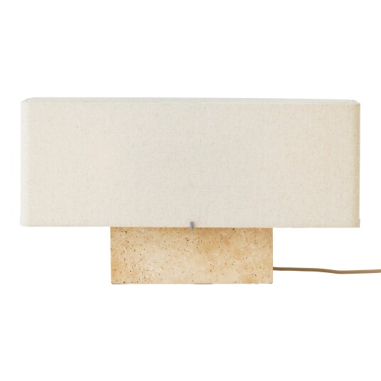 Audo Nonna Bordlampe H30 Travertin/ Sand Audo Nonna Bordlampe H30 Travertin/ Sand
