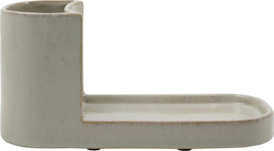 Meraki - HOME børste- og såpeholder shellish grey