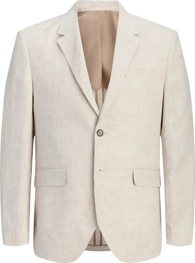 Jack & Jones Jprblamartin Lawrence Linen Blazer Un01 Beige 50
