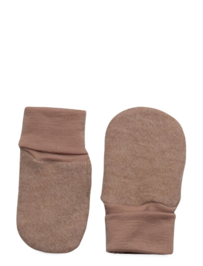 CeLaVi Soft Wool Mittens - Brown - 1 Y