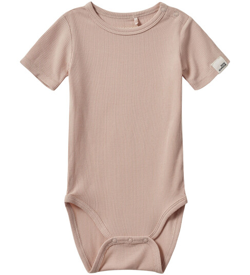 Sofie Schnoor Body k/e Rib Light Rose Sofie Schnoor 1½ år 86 Kortermet body Rosa
