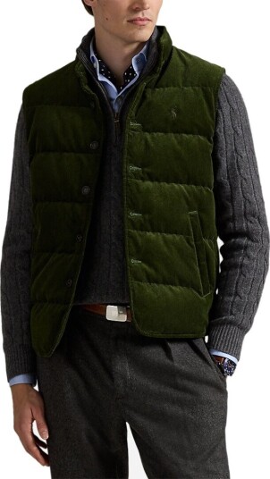 Ralph Lauren Cordqlt vst insulated vest XXL grønn herre