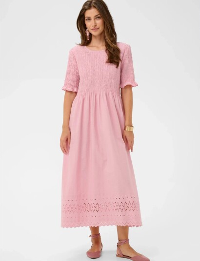 Cream Crjana Dress   Pink   46