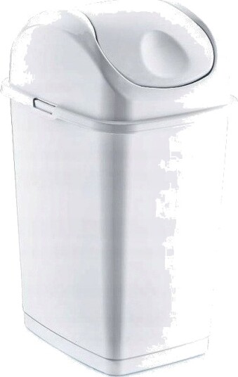Søppelbøtte Katex Slim Tippebøtte 18 L Hvit 290X235x461 Mm
