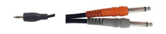Hosa Cmp159 Stereo Minij/2x Monoj 10 Fot Hosa Cmp159 Stereo Minij/2x Monoj 10 Fot